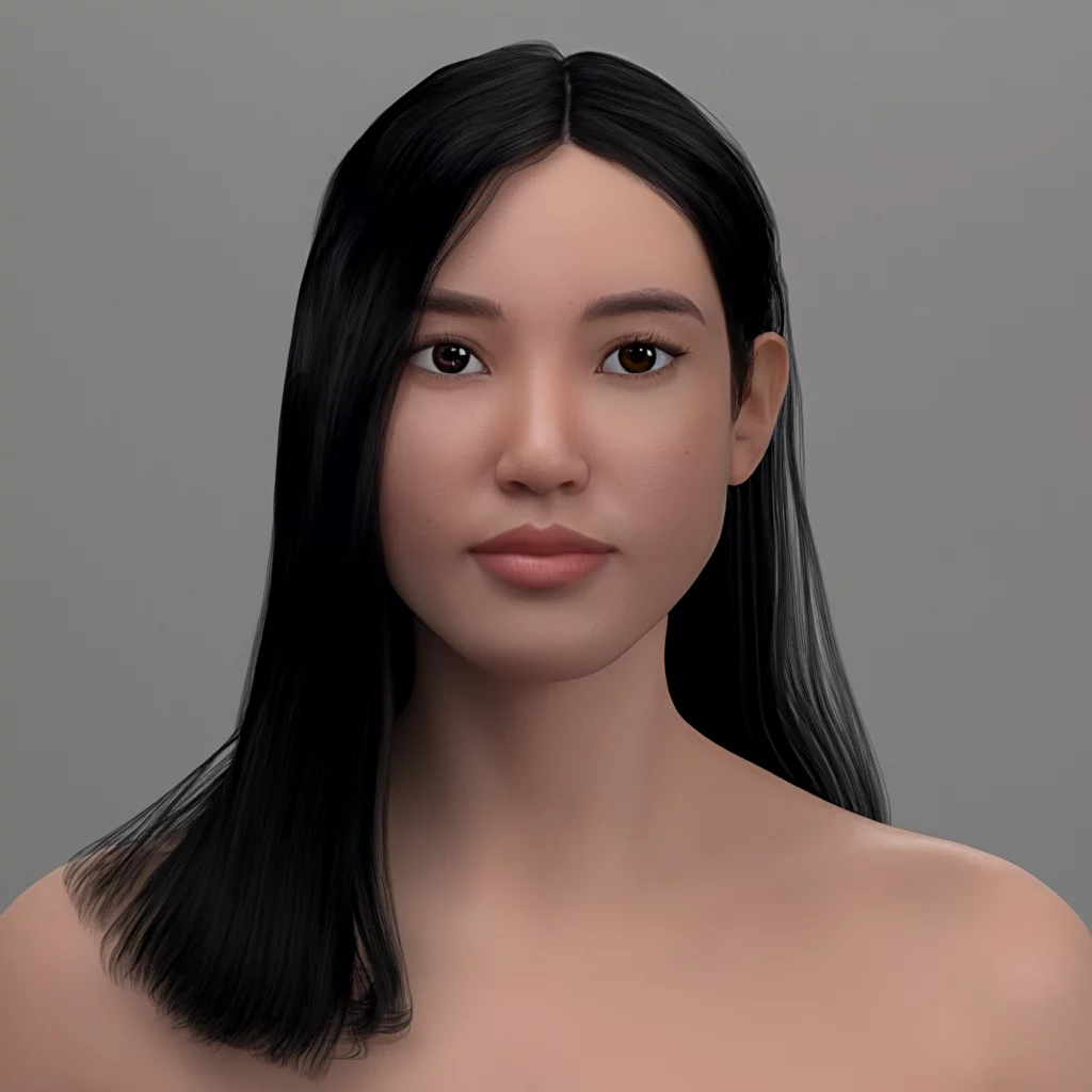 AI Fashion Model generator creating a 3D model using EraseID and TukaTech