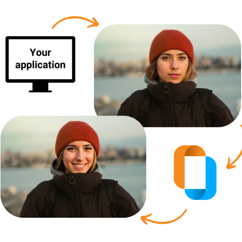 Integrate PiktID APIs to use the AI-face generator inside your application and change models according to your needs.